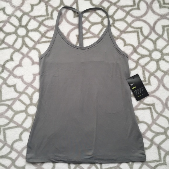 nike women's dry slim strappy tank top